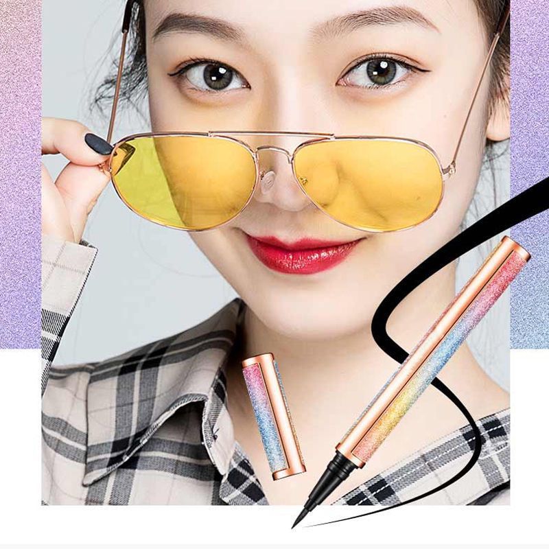 Starry Sky Eyeliner Not Smudge Long Lasting Waterproof