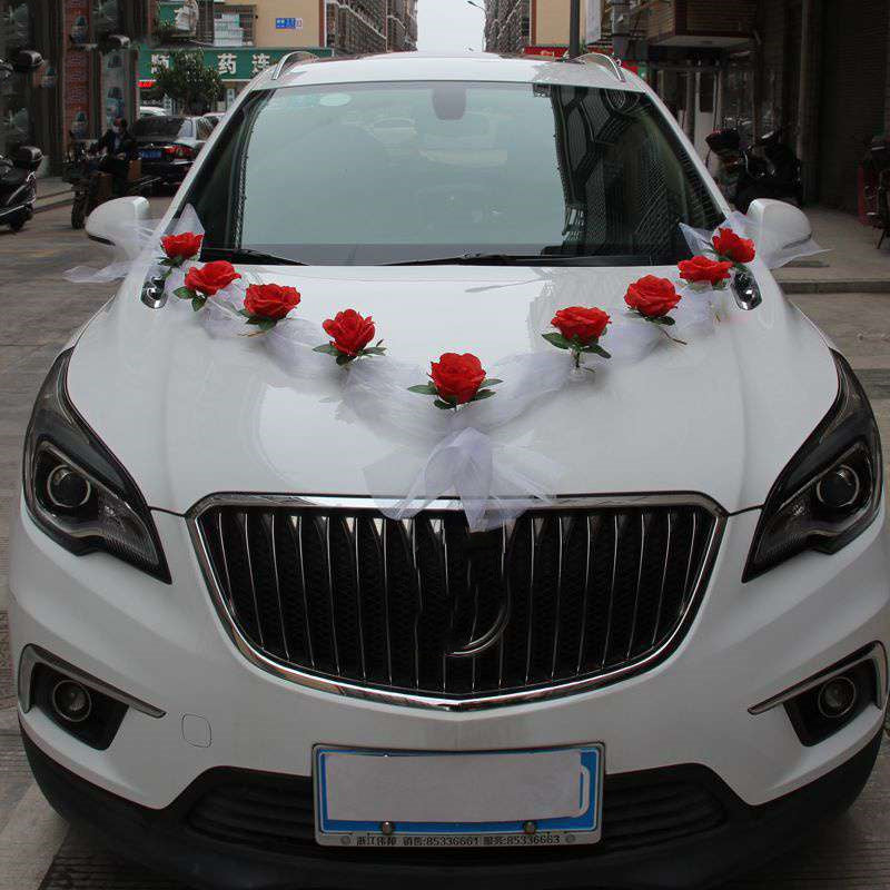 Bows and Ribbon for Wedding Car Decoration