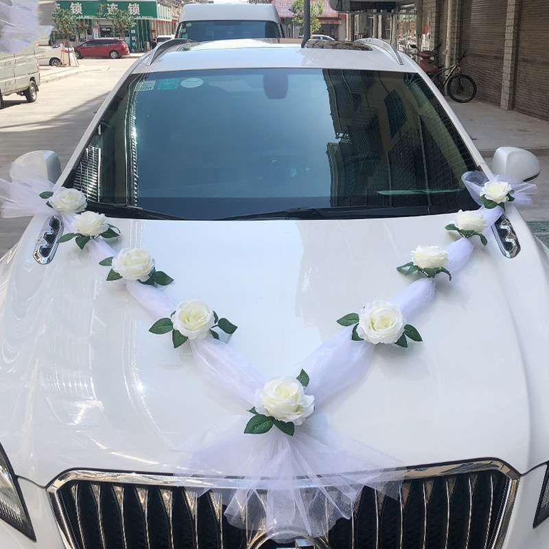 Bows and Ribbon for Wedding Car Decoration
